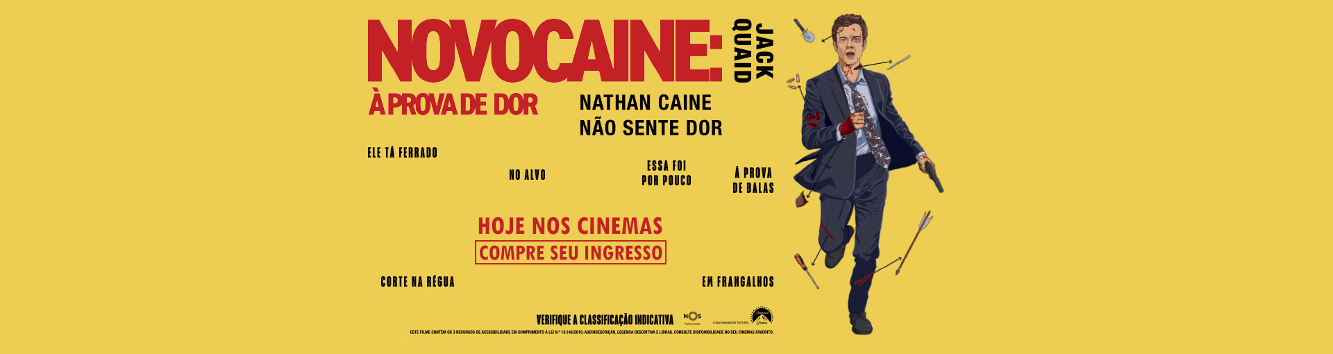 Banner Novocaine: À Prova de Dor