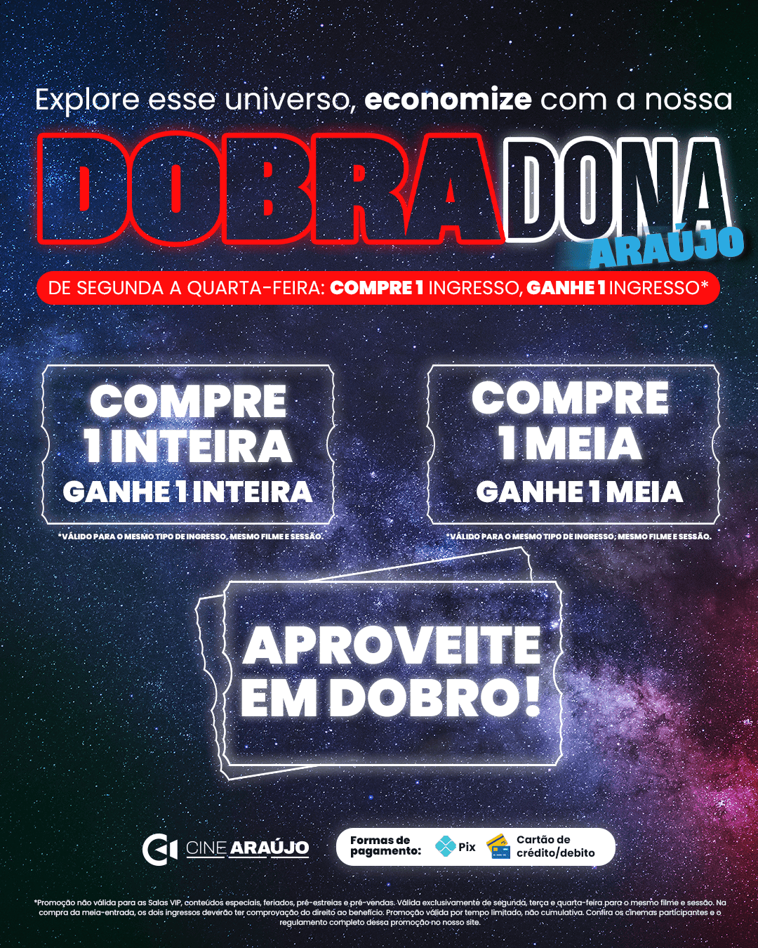Poster Exclusivo Dobradona Araújo