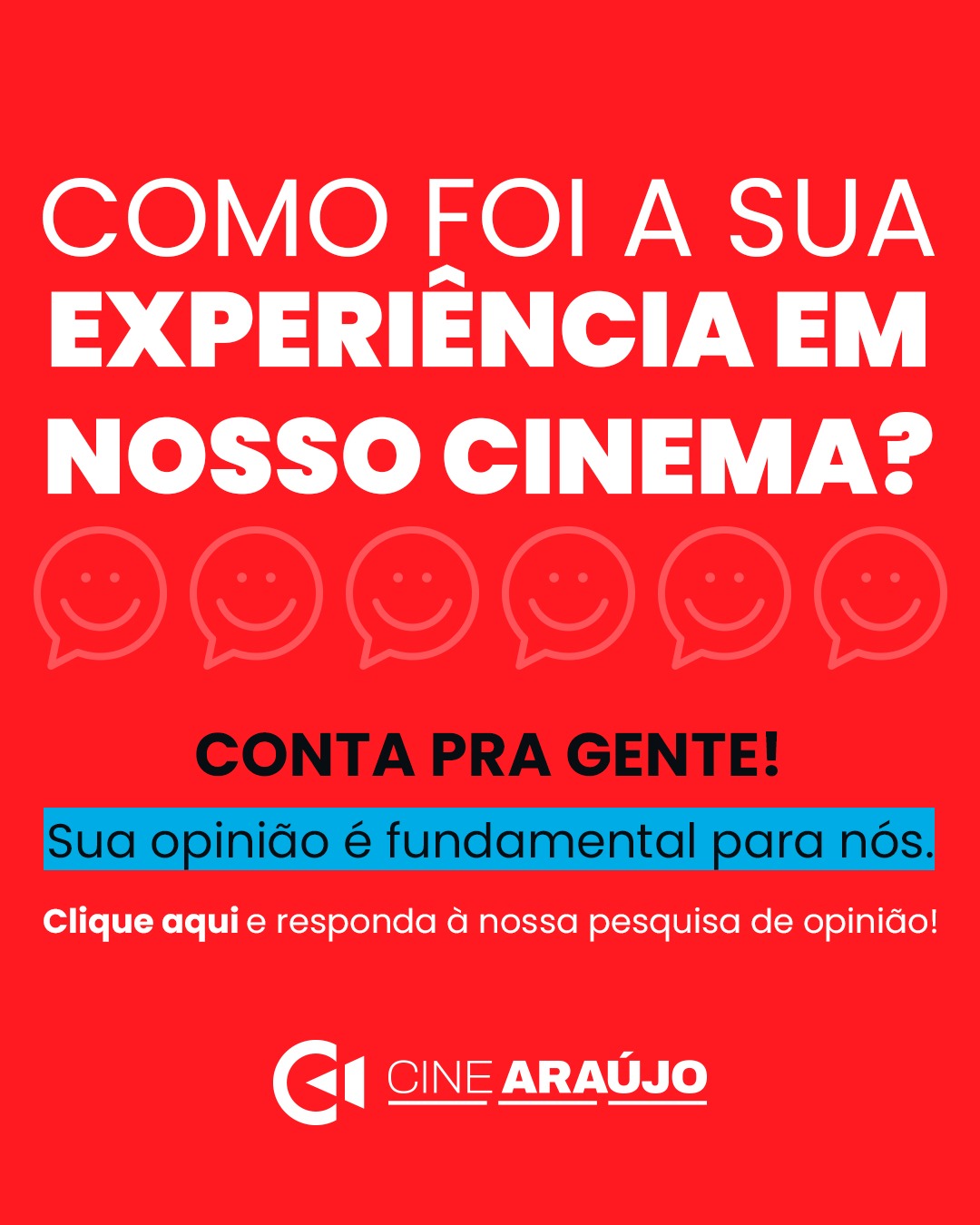 Poster Como foi sua experiência