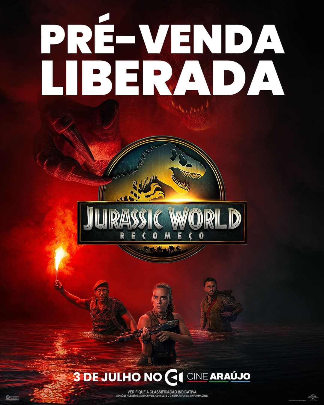 Poster Jurassic World: Recomeço