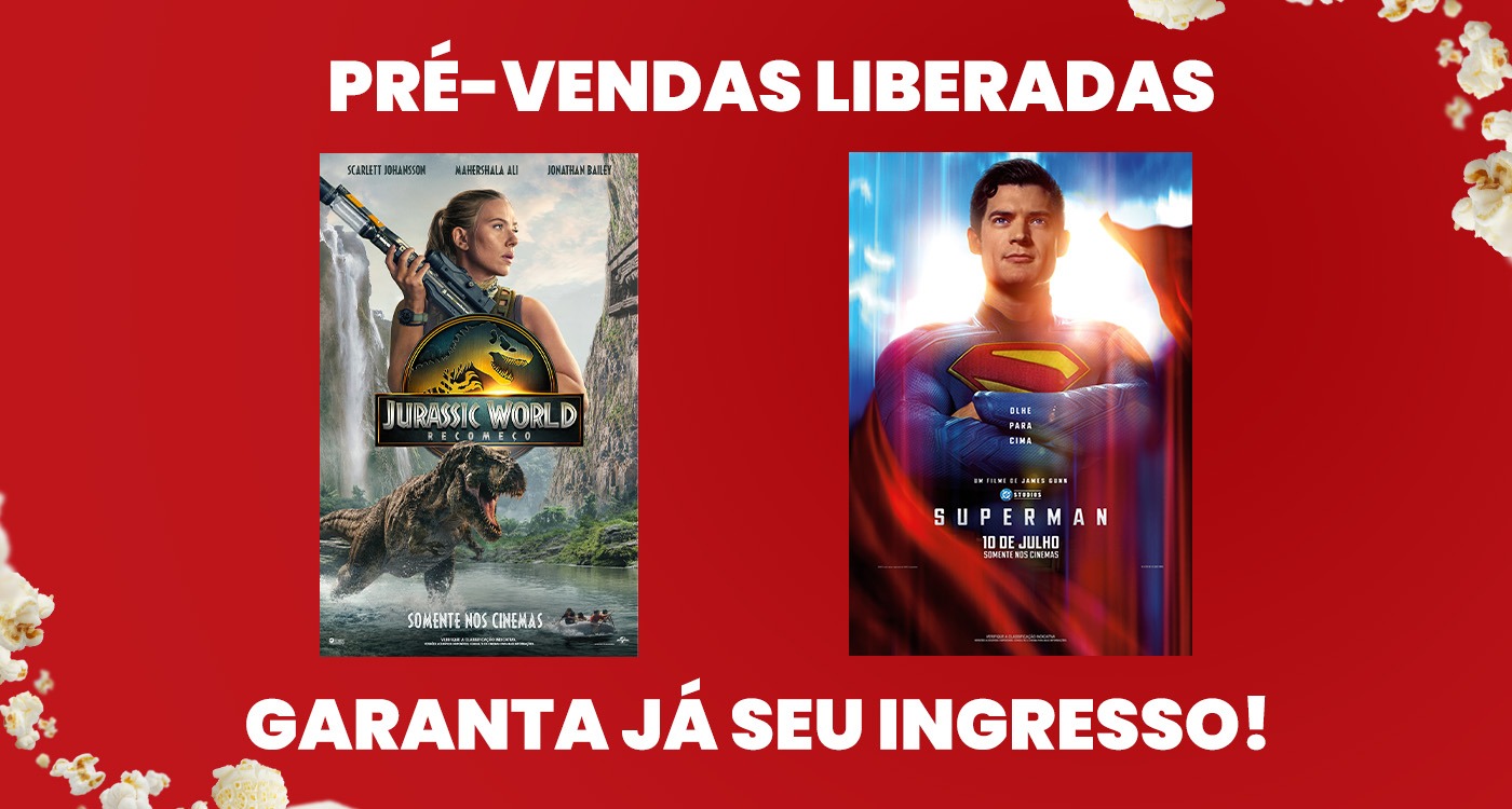 Pre venda Liberada - Superman e Jurassic World