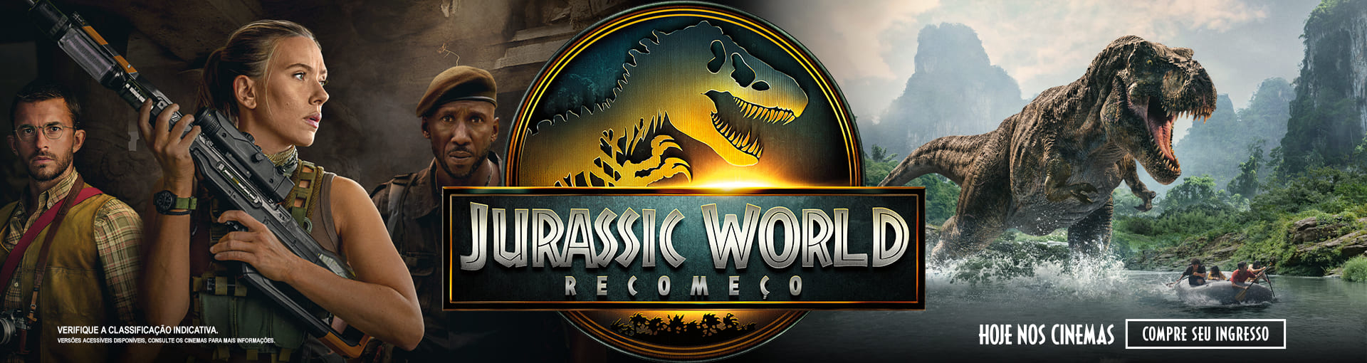 Banner Jurassic World: Recomeço