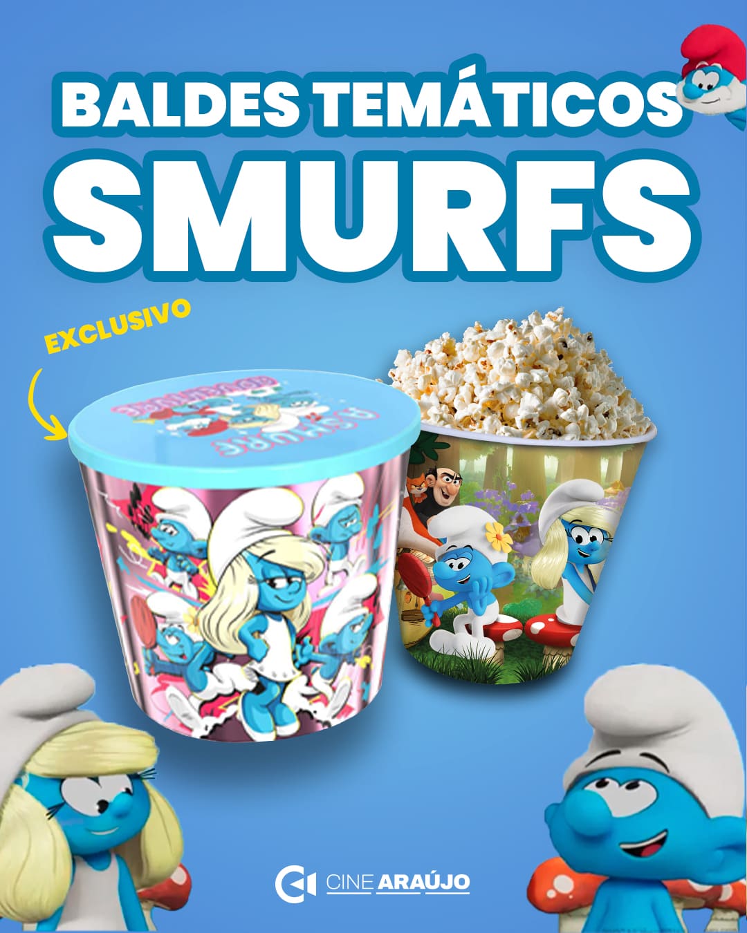 Poster Balde Smurfs