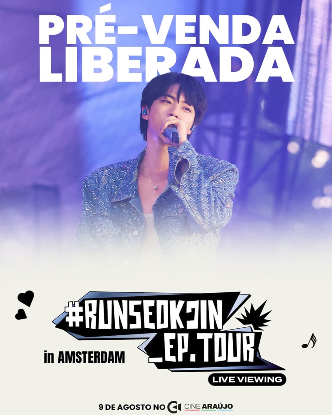 Poster #Runseokjin_Ep.Tour in Amsterdam: Live Viewing
