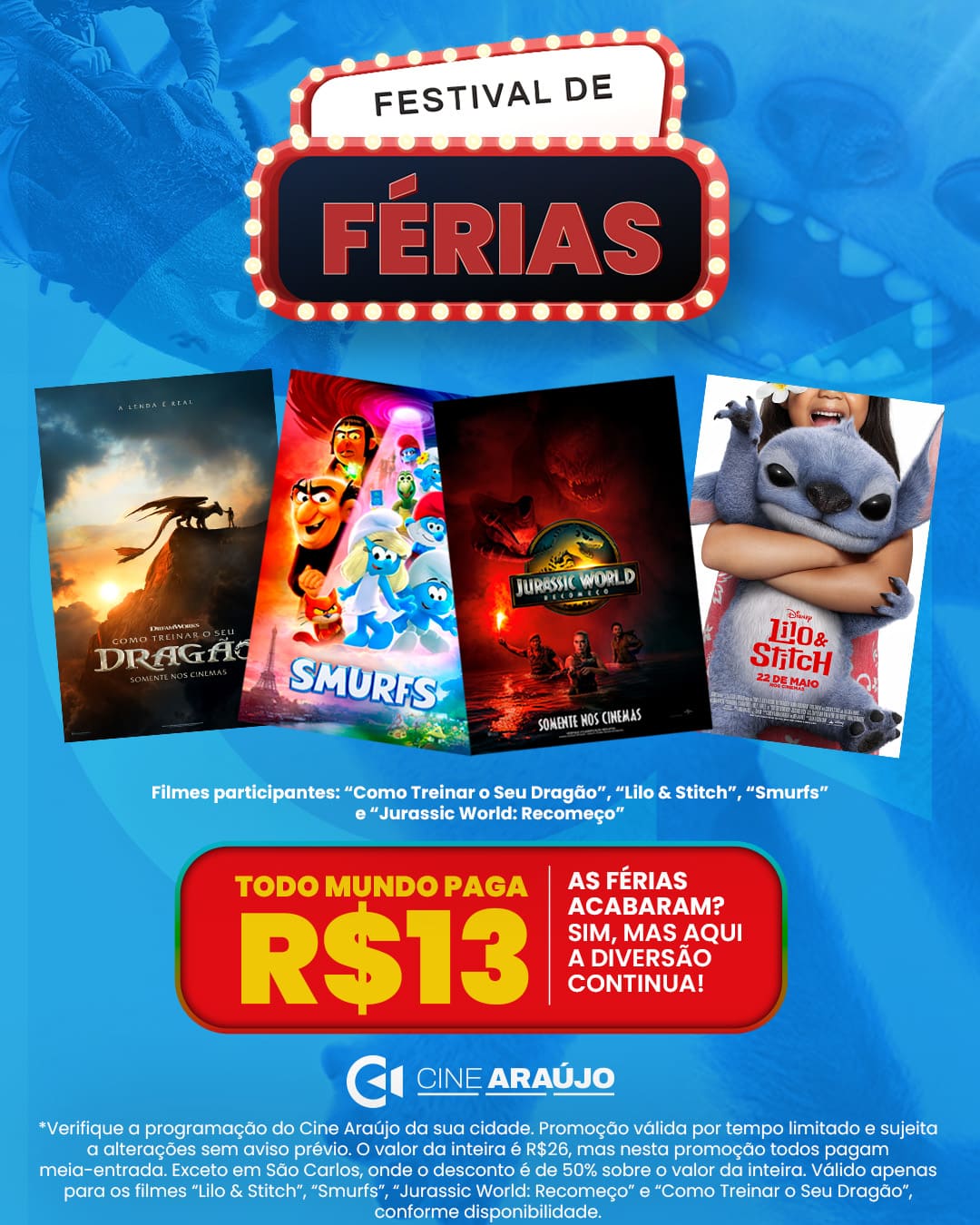Poster Festival de Férias