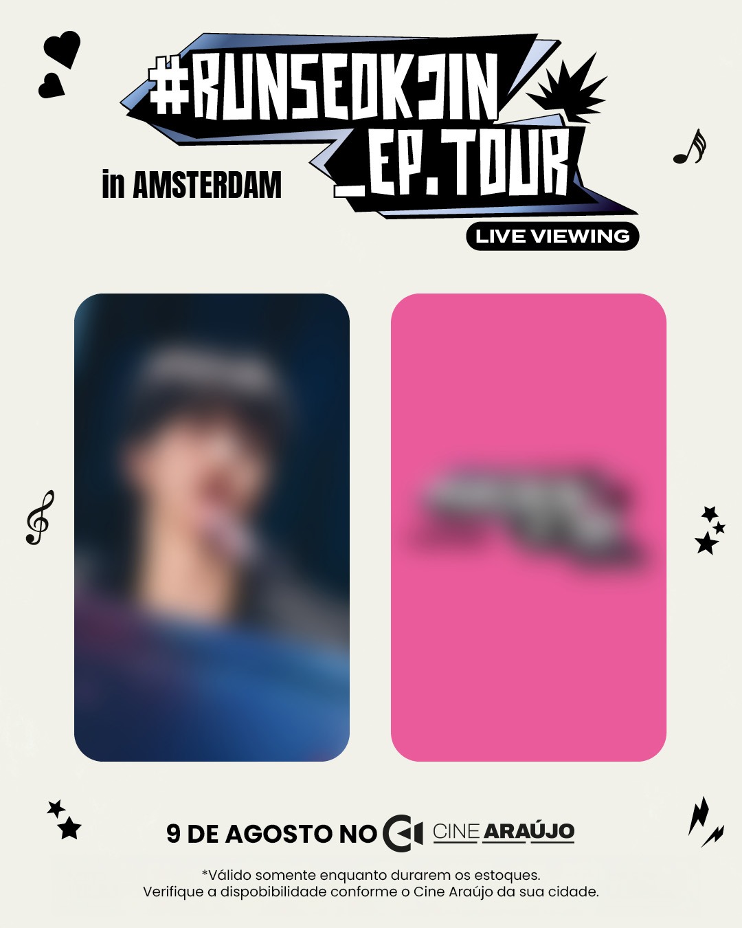 Poster #Runseokjin_Ep.Tour in Amsterdam: Live Viewing (Ca