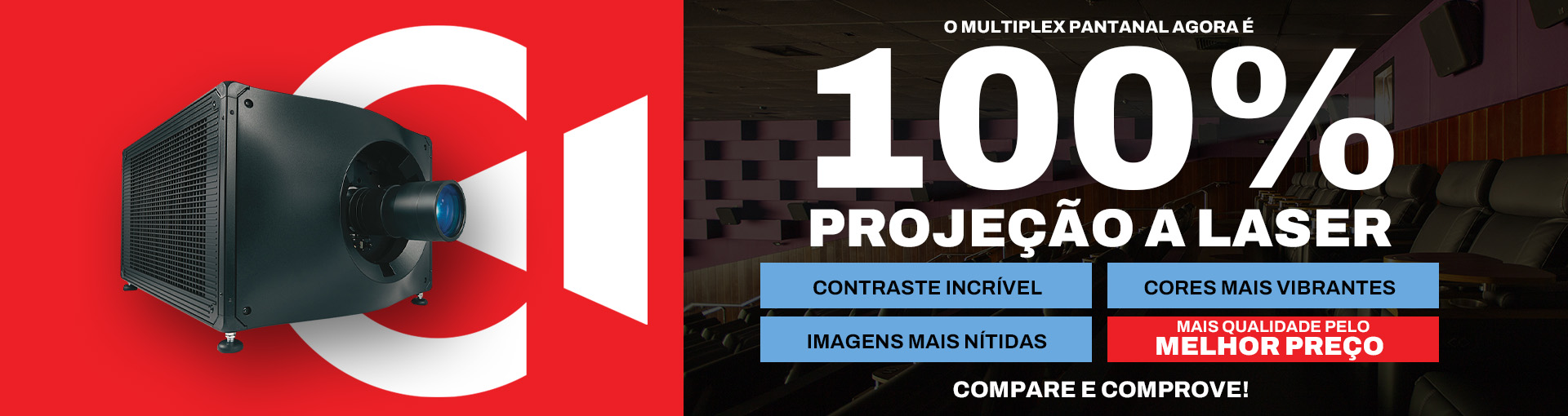Banner 100% laser Pantanal
