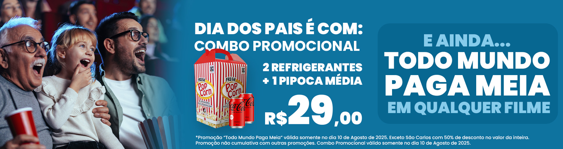 Banner Promoção dia dos Pais