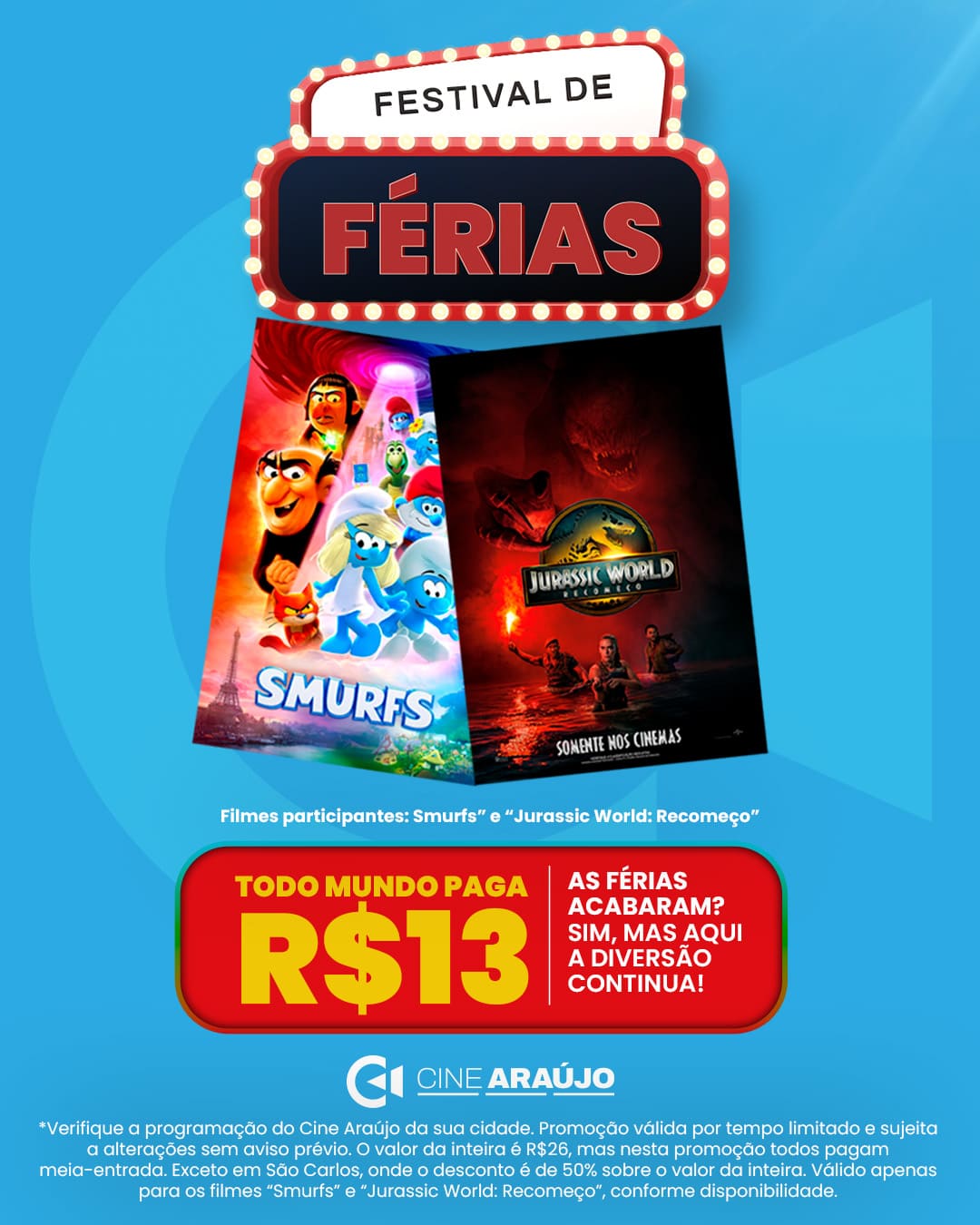 Poster Festival de Férias