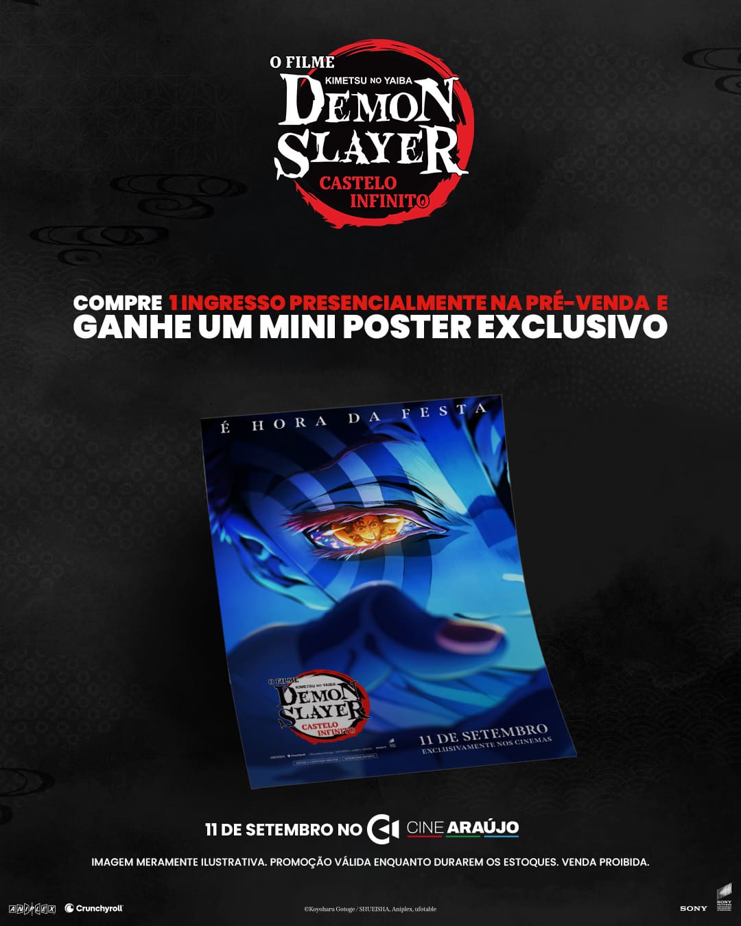 Poster Demon Slayer - Castelo Infinito..