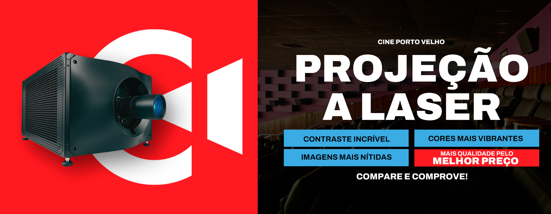 Banner 100% laser Porto Velho
