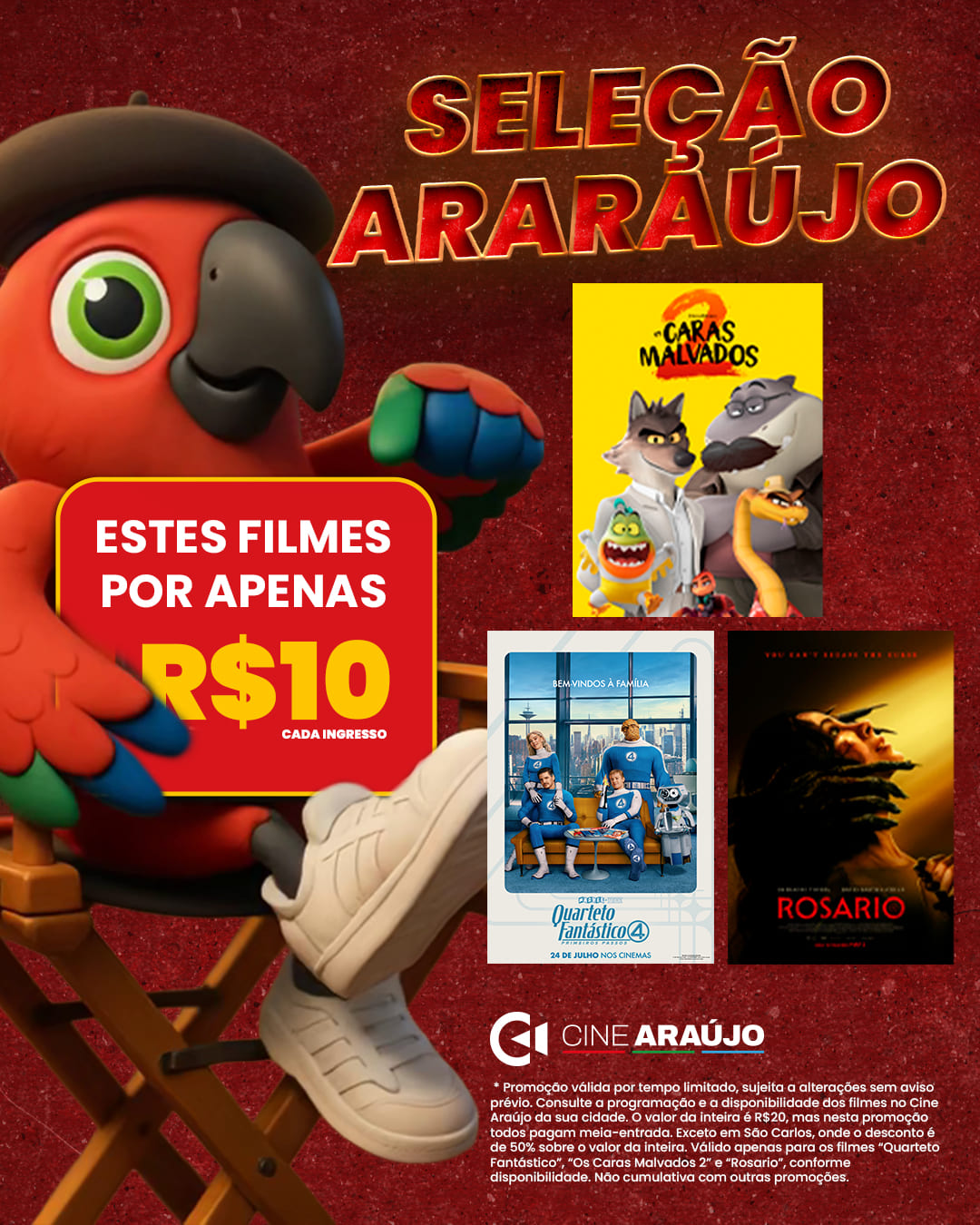 Poster Seleção Araújo