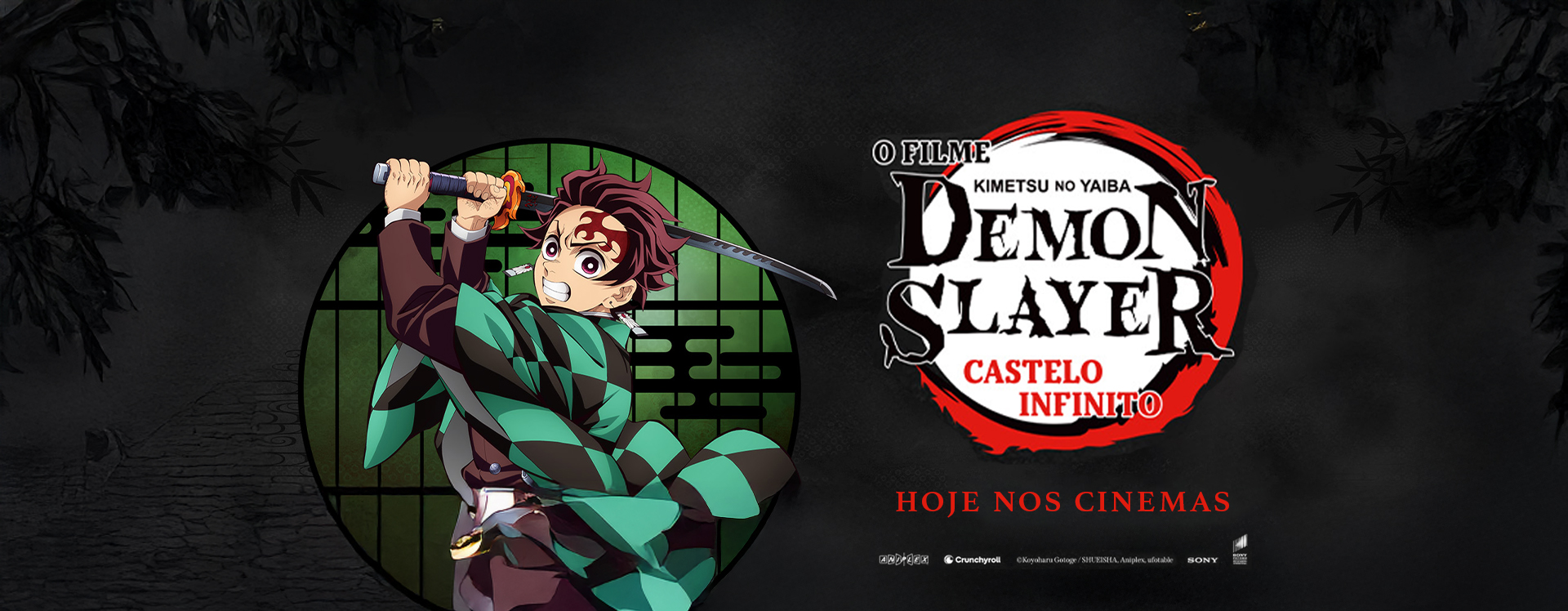 Banner Demon Slayer: Kimetsu no Yaiba - Castelo Infinito