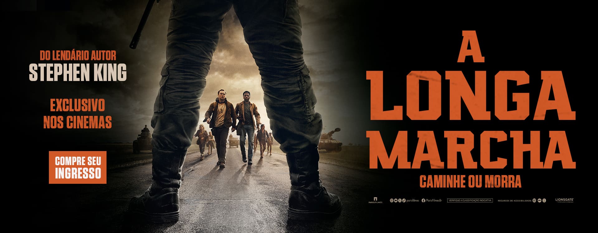 Banner A Longa Marcha: Caminhe ou Morra