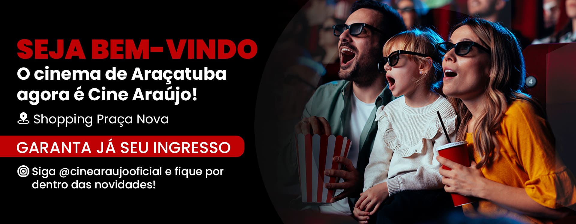 Banner Bem vindo Araçatuba