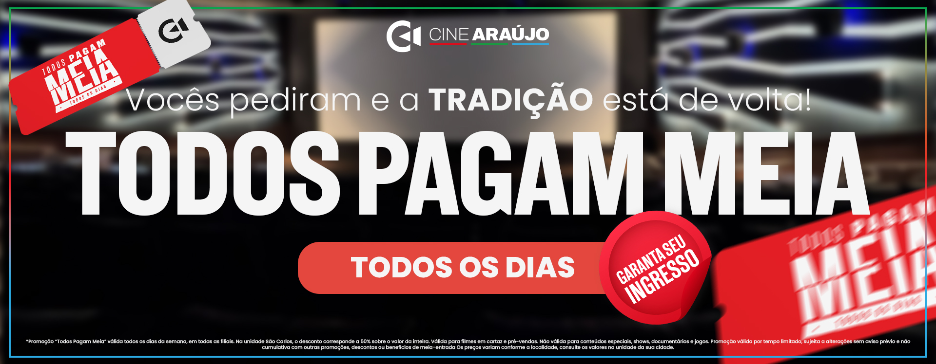 banner Todos pagam meia