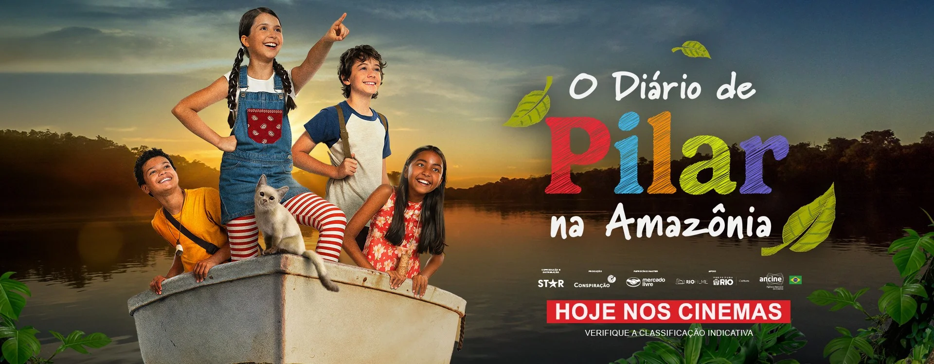 Banner O Diário de Pilar Na Amazônia