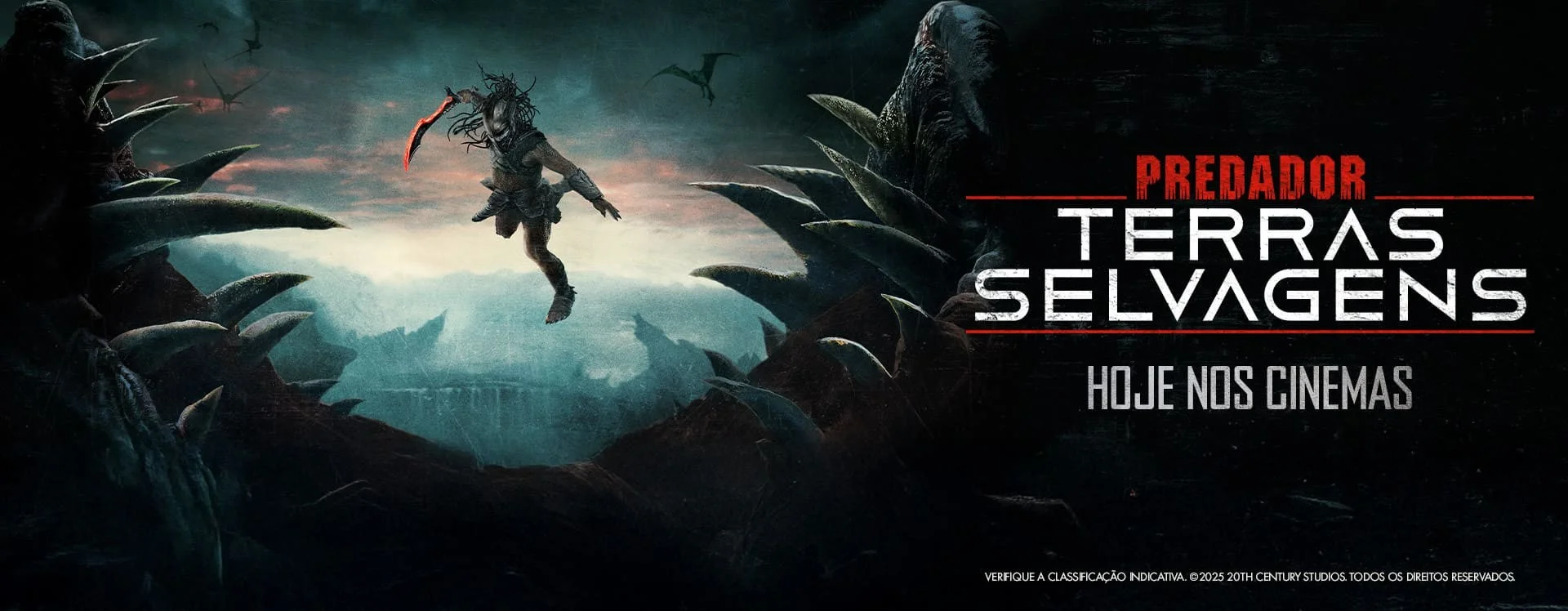 Banner Predador: Terras Selvagens