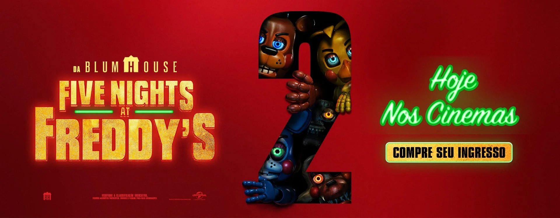 Banner Five Nights At FreddyÂ´s 2