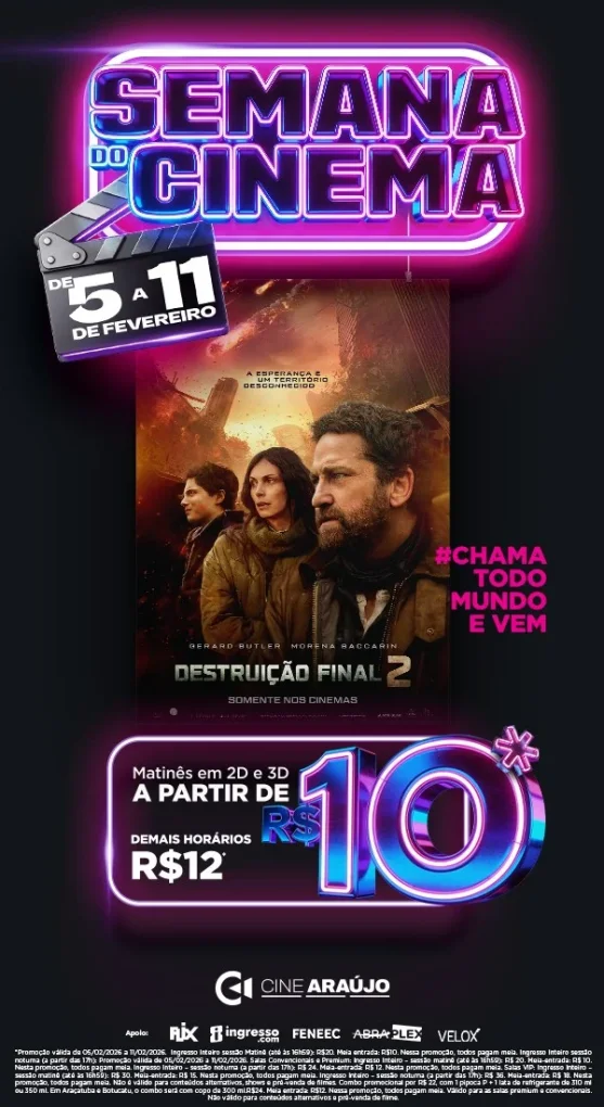 Semana do cinema 2026 - Sala Normal