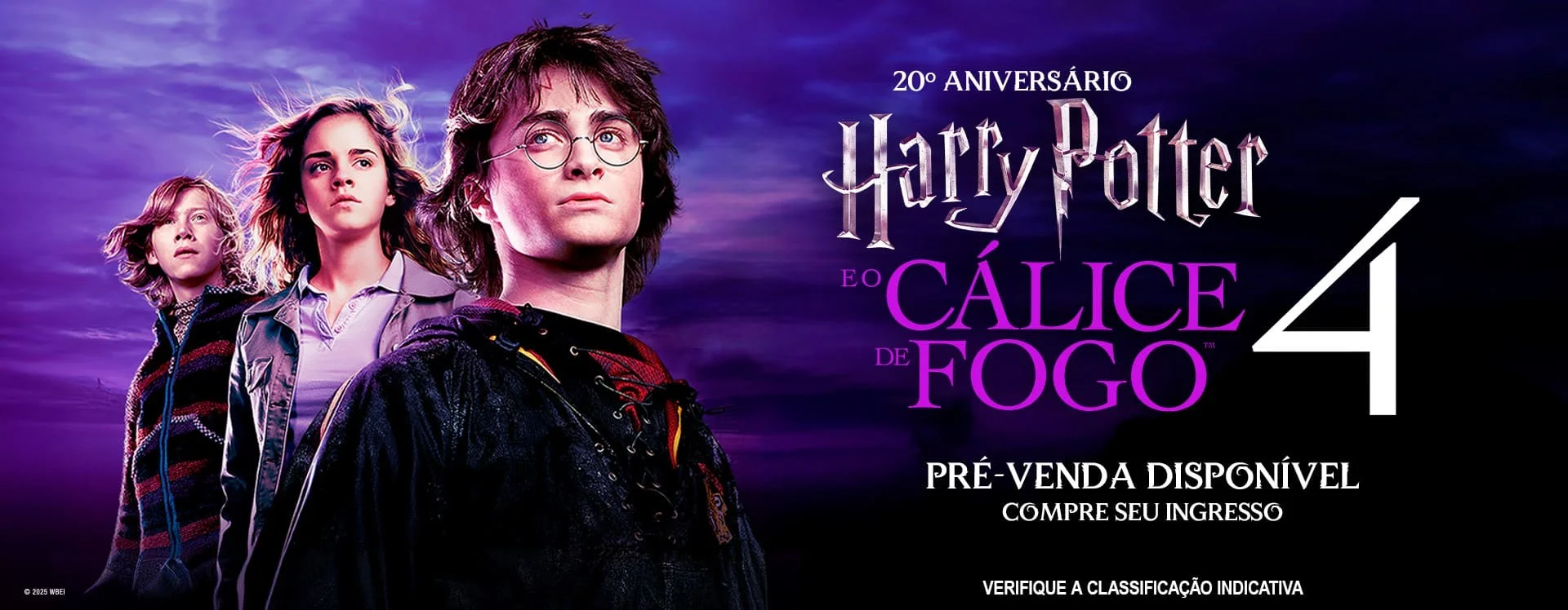 Banner Harry Potter e o Cálice de Fogo (20Âº Aniversário)