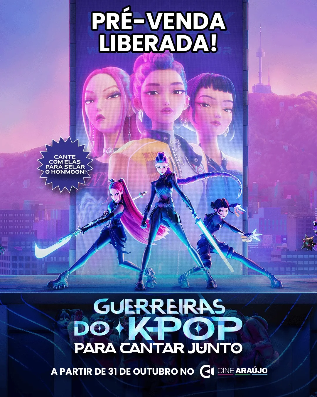 Poster Guerreiras do K-Pop